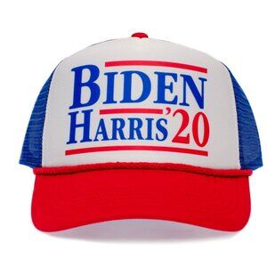 Joe Biden Kamala Harris 2020 Printed Truckers Hat Adult Unisex Cap Royal/Red